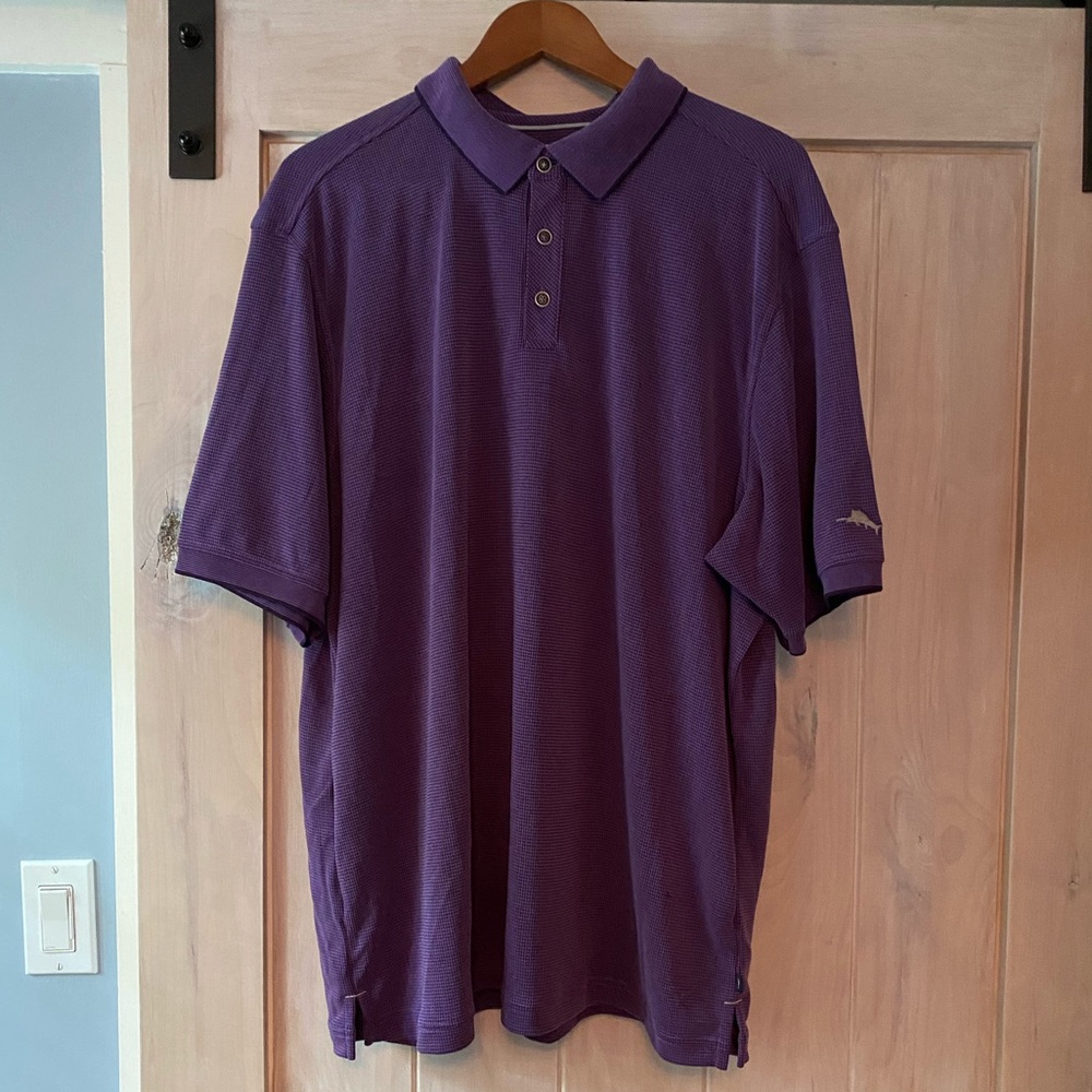 Tommy Bahama Men’s Super Soft Purple Golf Shirt